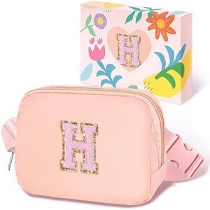 Fanny Pack for Girls H Pink Chenille